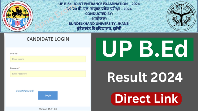 UP BEd Result 2024