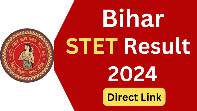 Bihar STET Result 2024