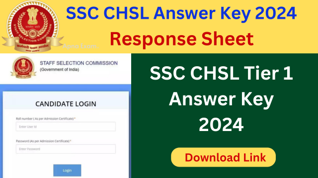 SSC CHSL Answer Key 2024